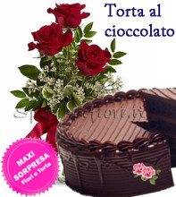 torta-al-cioccolato-tris-rose-rosse